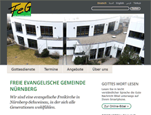 Tablet Screenshot of feg-nuernberg.de